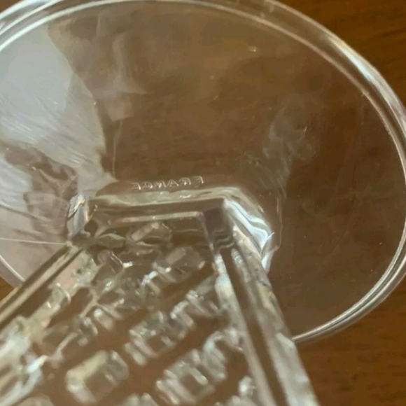 Cristal d’Arques‎ Gaufrette Wedge Stem Large Champagne Sherbet(s) Glasses - Picture 5 of 6
